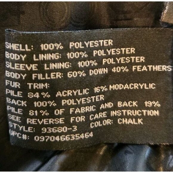 ZeroXposur Women Quilted Lightweight White Puffer Coat Jacket Large Down Filled - Picture 8 of 12